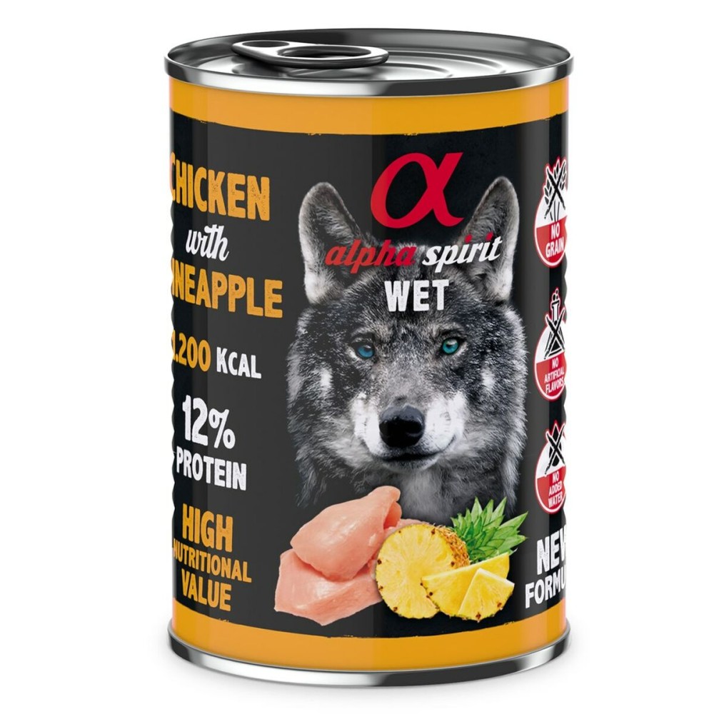 Nassfutter Alpha Spirit Huhn 400 g