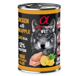 Nassfutter Alpha Spirit Huhn 400 g