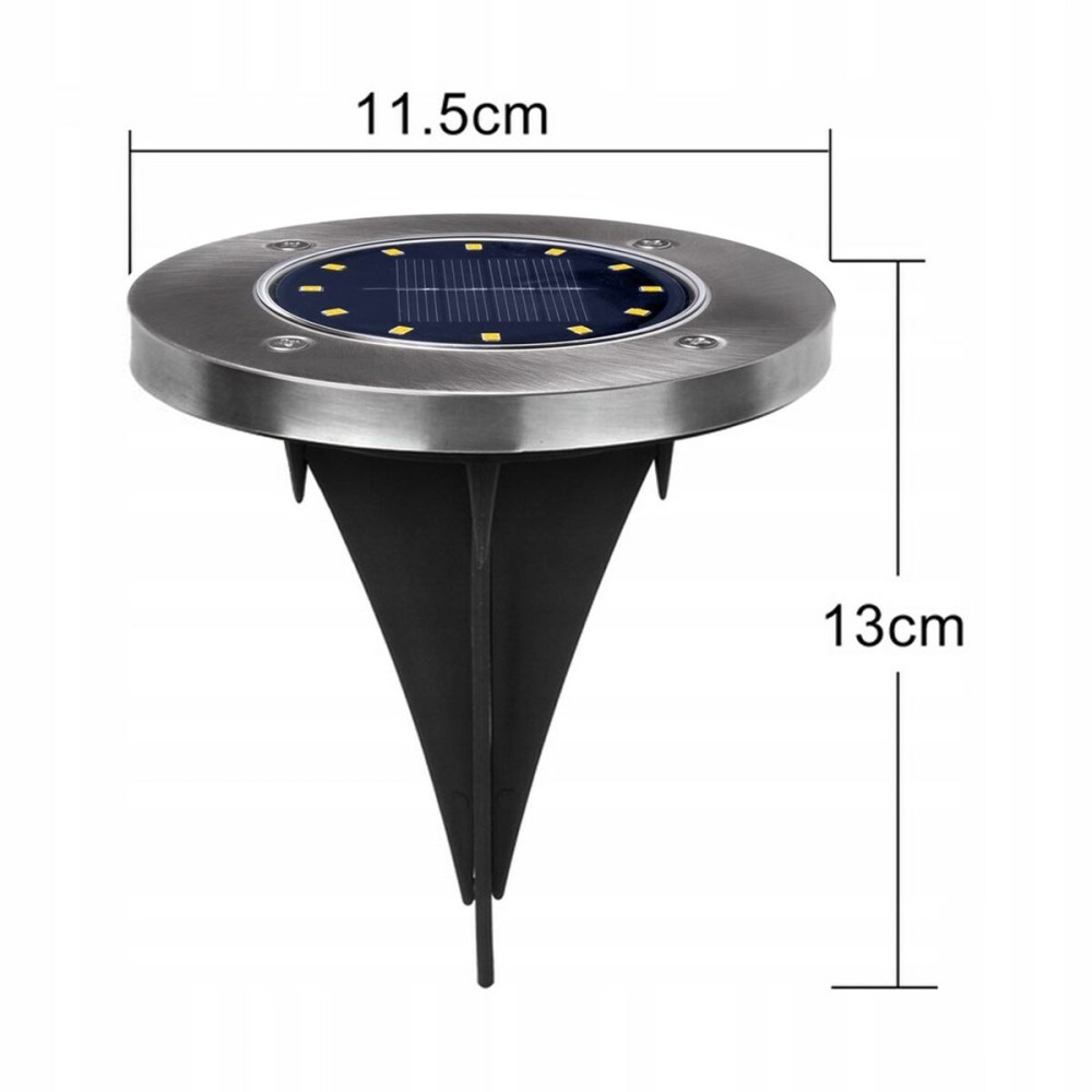 Solar lamp MacLean MCE318 Black 20,1 x 11 x 25,1 cm