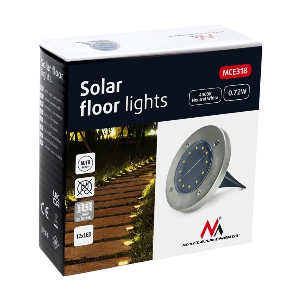 Solarlampe MacLean MCE318 Schwarz 20,1 x 11 x 25,1 cm