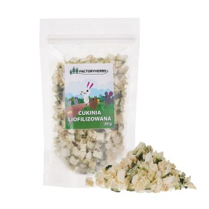 Kaninchenfutter Factoryherbs Freeze-dried zucchini Chinchilla Versuchsobjekt Hamster Ratte Mouse Nagetiere Vögel