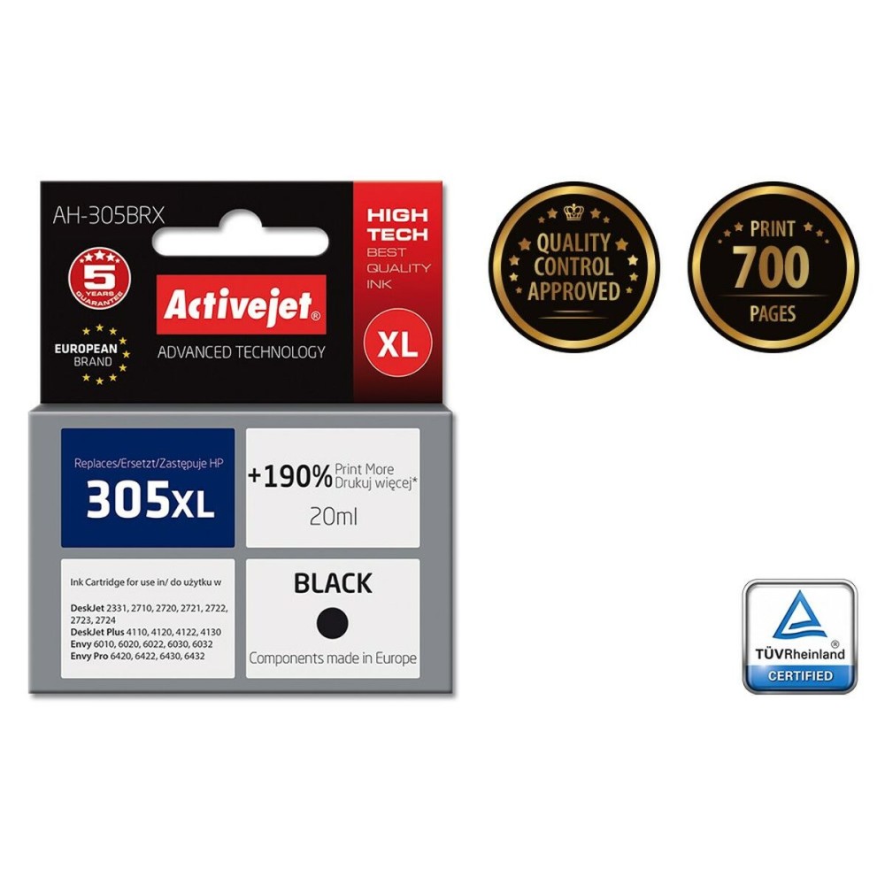 Cartouche d'encre originale Activejet AH-305BRX Noir