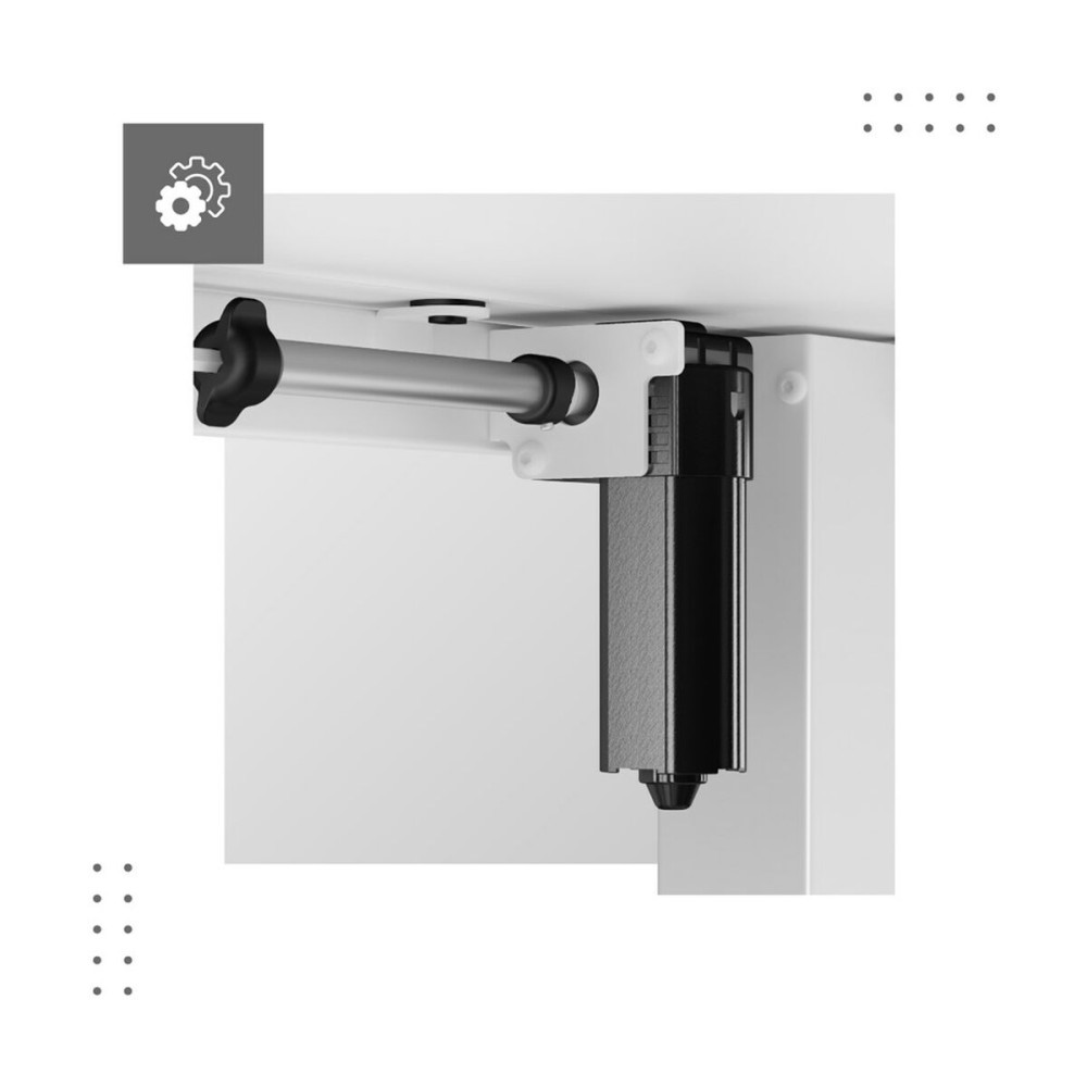 Schreibtisch Gaming Mark Adler MA-Leader 7.0 White Weiß