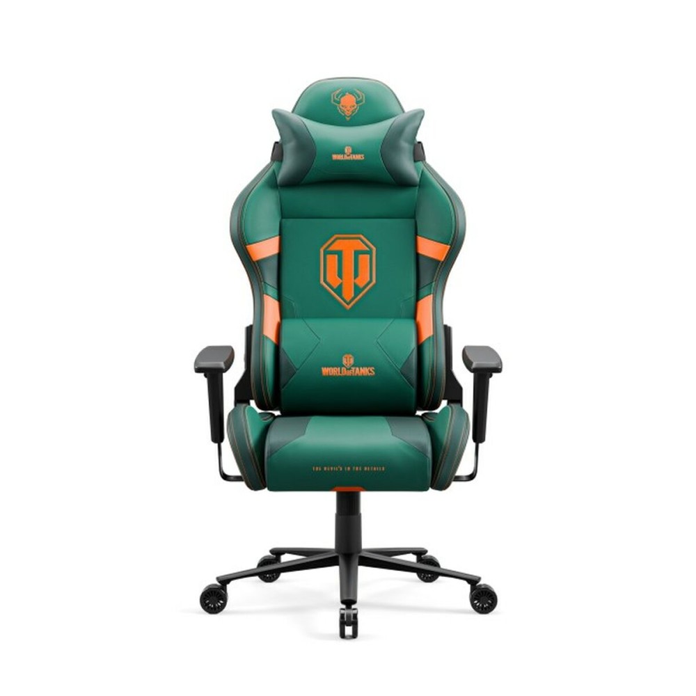 Chaise de jeu Diablo Chairs Diablo X-One 2.0 World of Tanks Bleu Vert