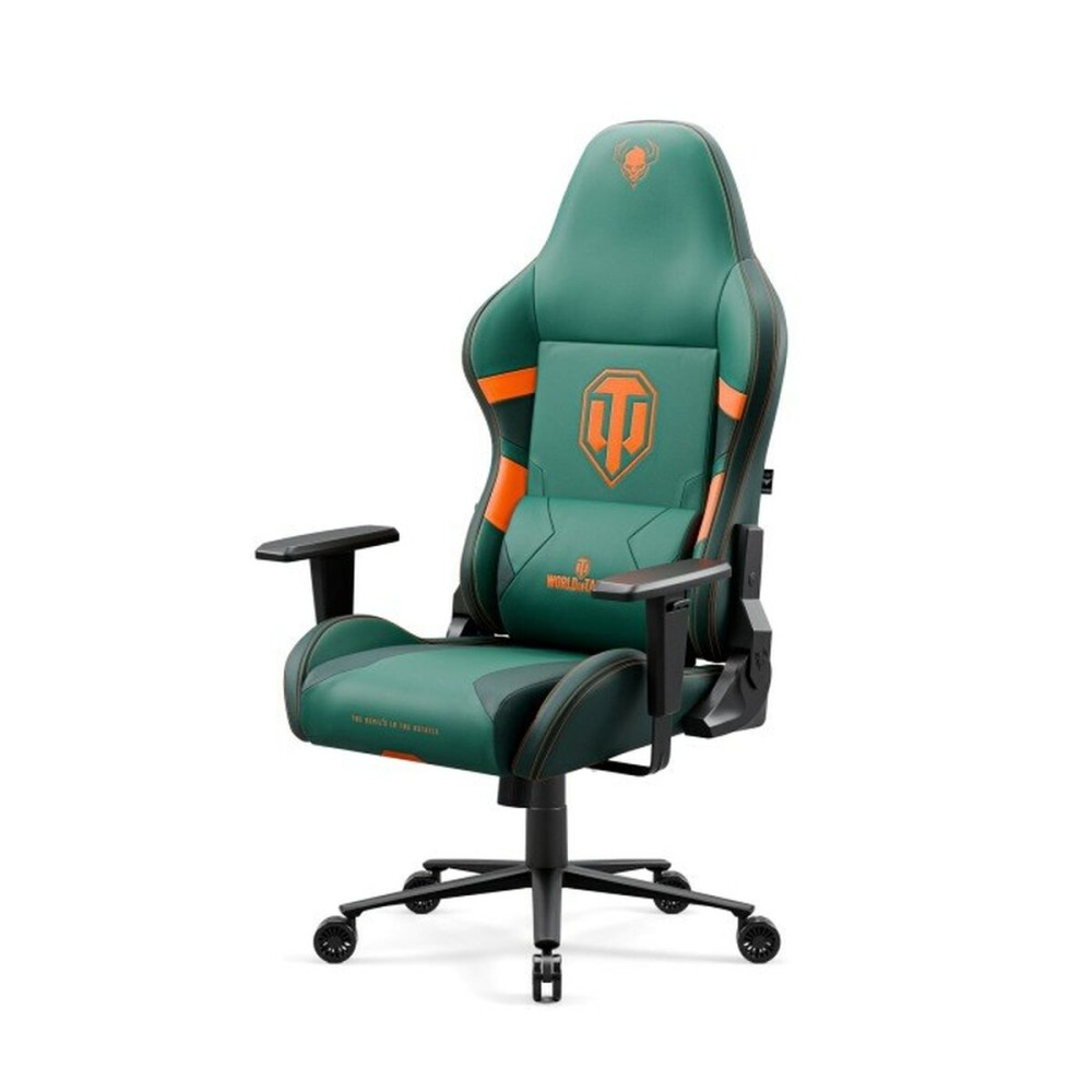 Chaise de jeu Diablo Chairs Diablo X-One 2.0 World of Tanks Bleu Vert