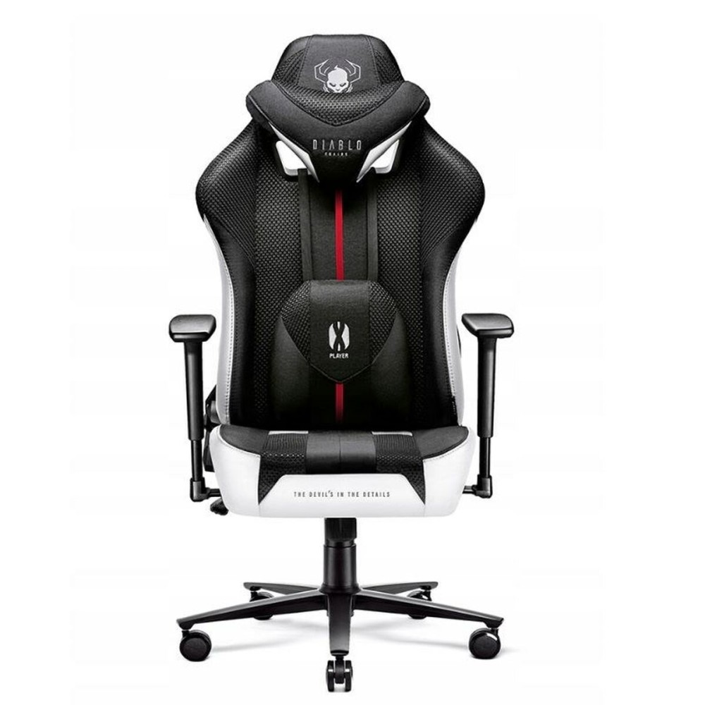 Gaming Chair Diablo Chairs DiabloX-PLAYER 2.0 White Black