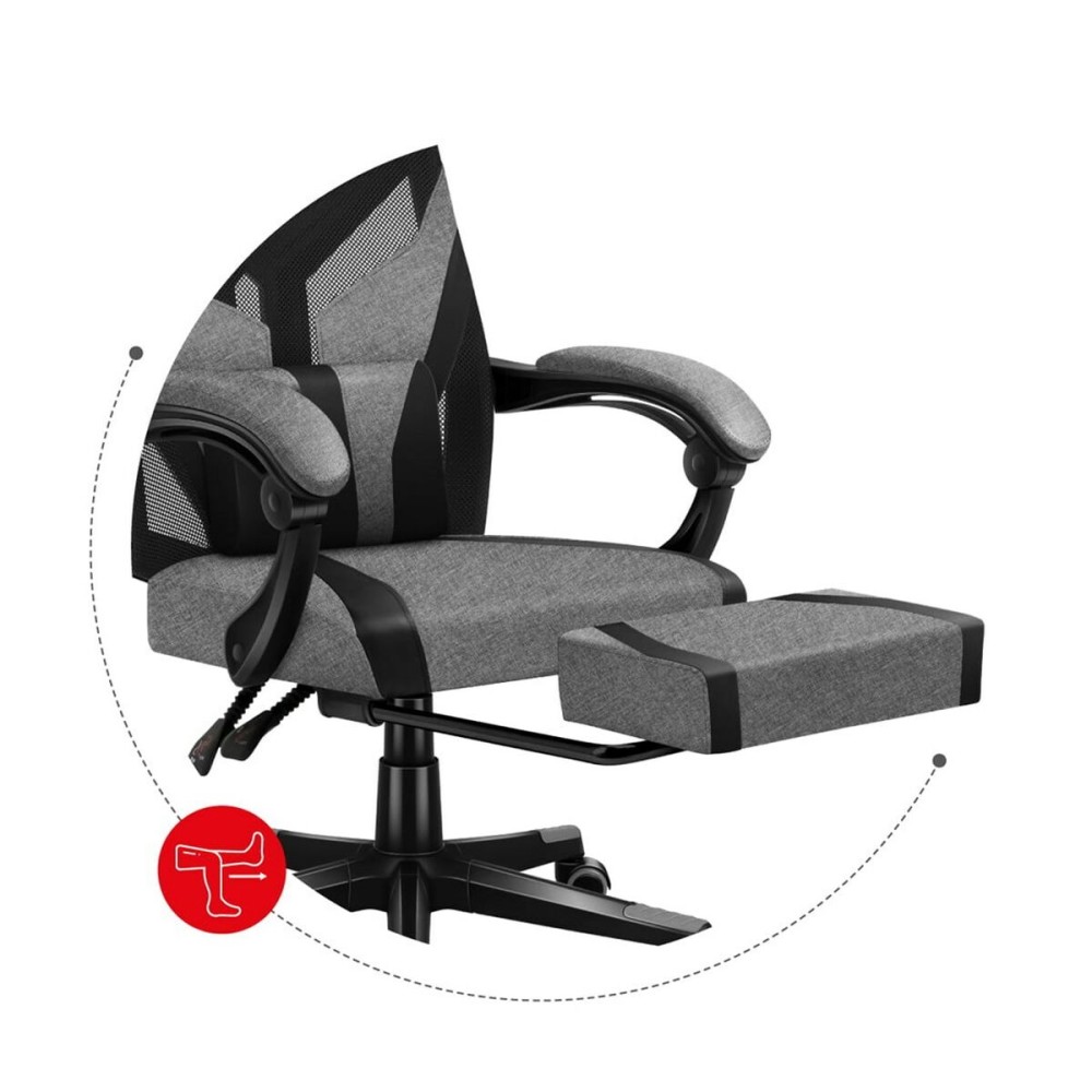Gaming-Stuhl Huzaro Combat 5.0 Schwarz Grau