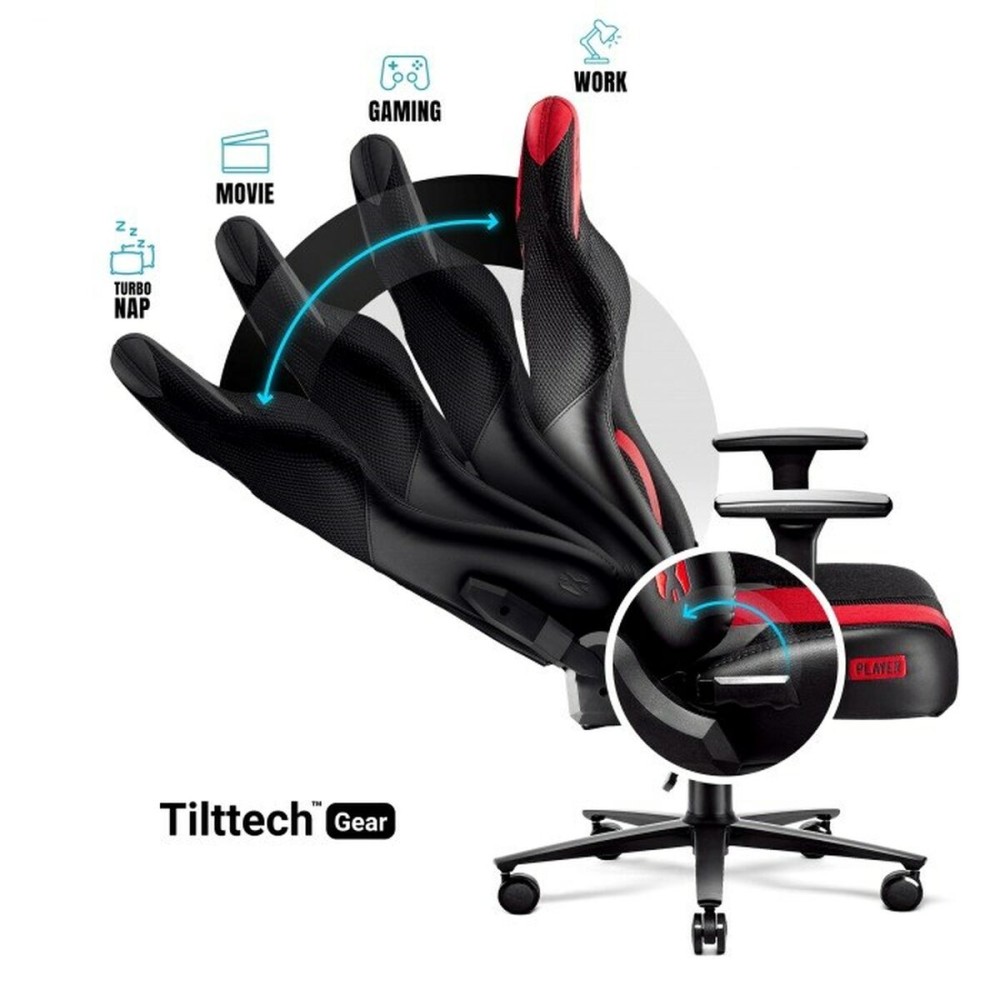 Gaming Chair Diablo Chairs Diablo X-PLAYER 2.0 Black Red