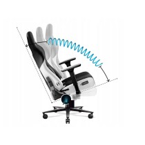 Chaise de jeu Diablo Chairs DiabloX-PLAYER 2.0 Blanc Noir