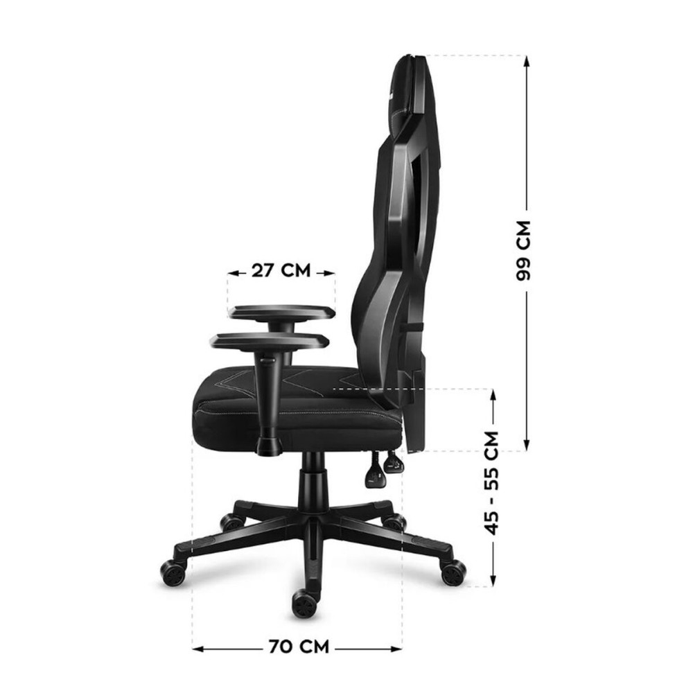 Gaming-Stuhl Huzaro Combat 6.2 Weiß Schwarz