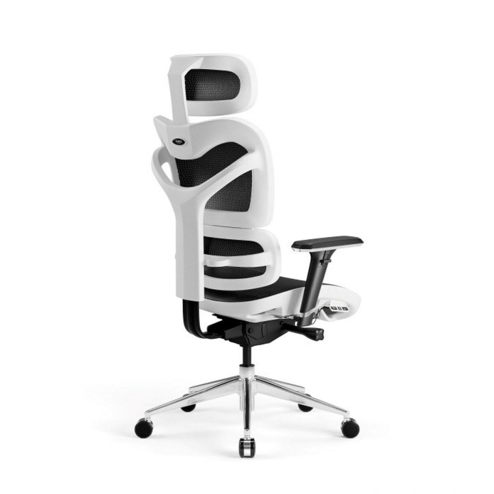 Chaise de jeu Diablo Chairs V-COMMANDER Blanc Noir