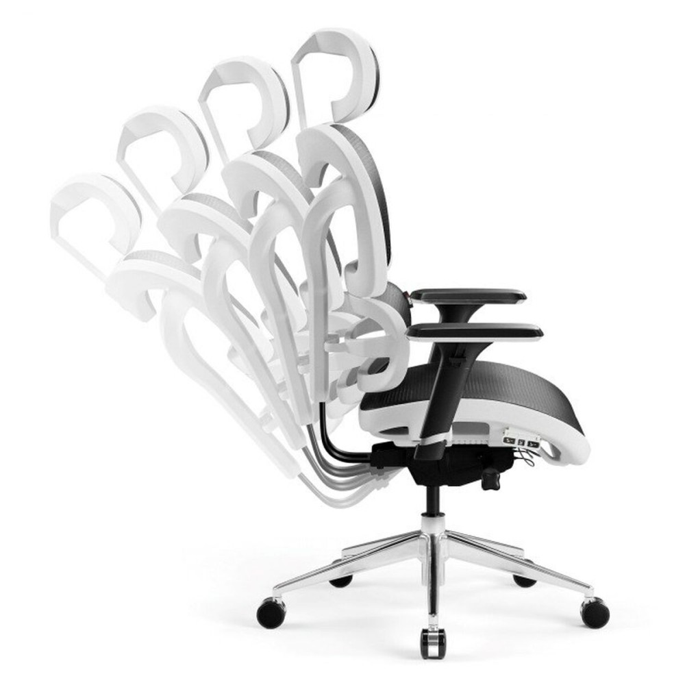Chaise de jeu Diablo Chairs V-COMMANDER Blanc Noir
