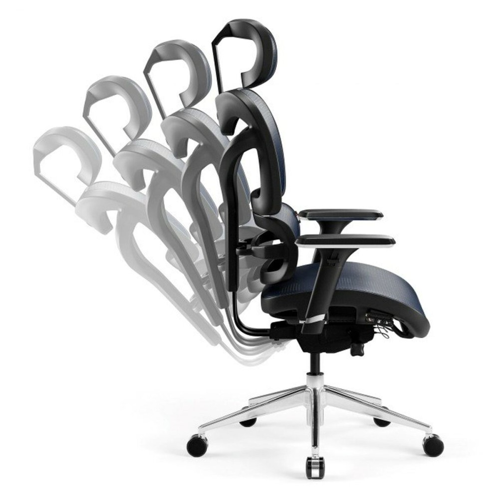 Chaise de jeu Diablo Chairs Diablo V-COMMANDER Bleu Noir