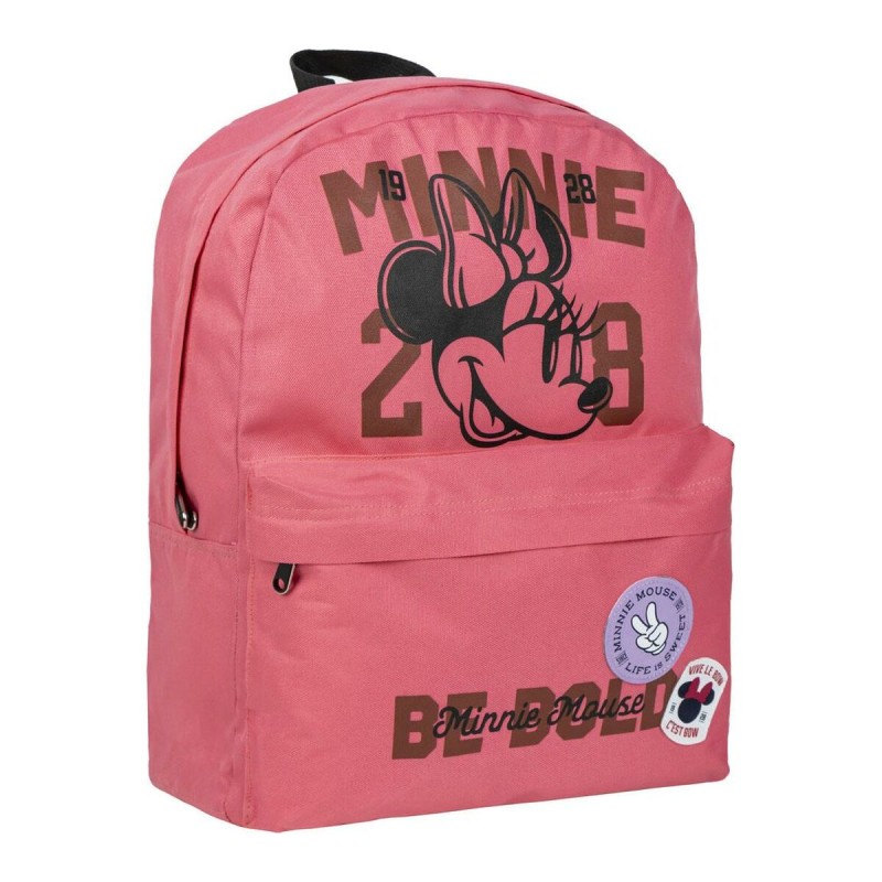 Sac à dos Casual Minnie Mouse Corail 32 x 4 x 42 cm