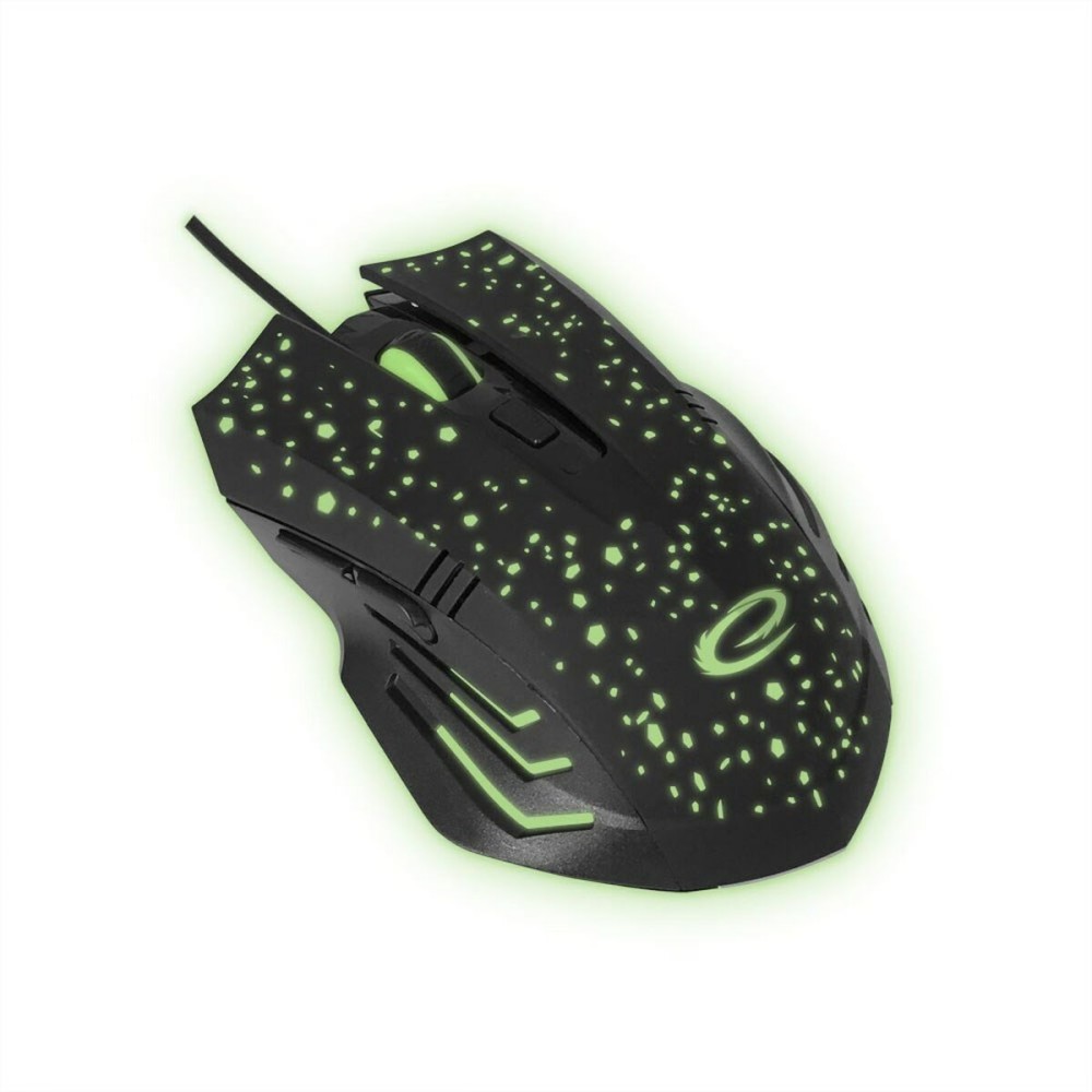 Gaming Maus Esperanza EGM212 Schwarz grün