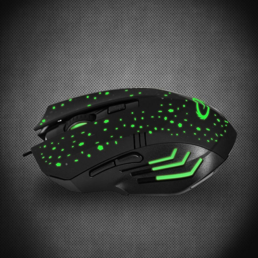 Souris Gaming Esperanza EGM212 Noir Vert