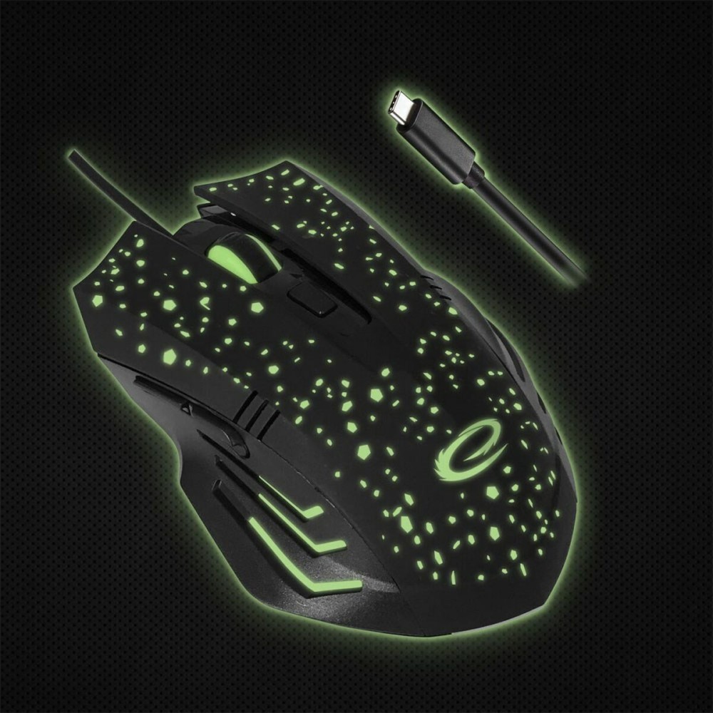 Souris Gaming Esperanza EGM212 Noir Vert