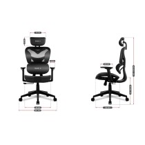 Gaming-Stuhl Huzaro Combat 8.0 Carbon Schwarz
