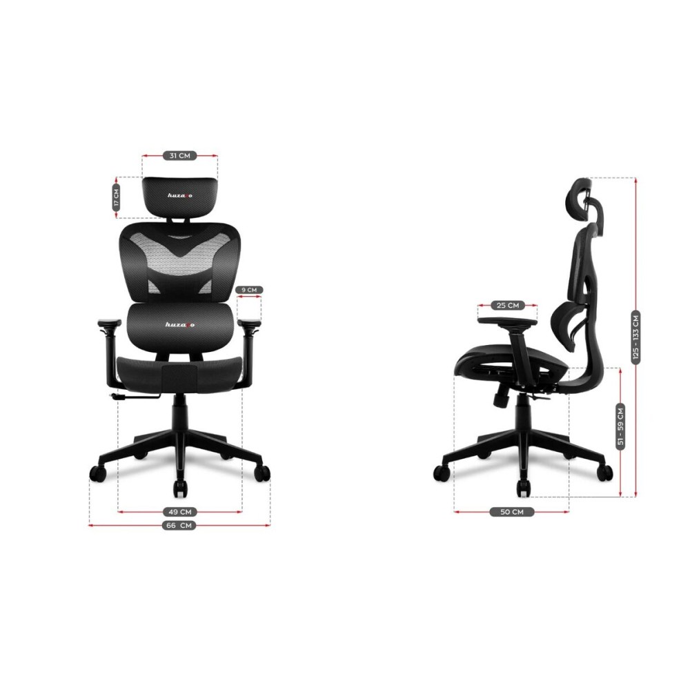 Gaming-Stuhl Huzaro Combat 8.0 Carbon Schwarz