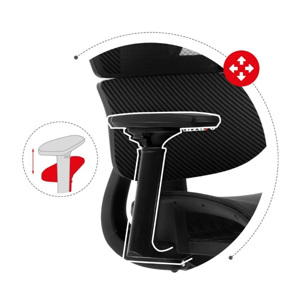 Gaming-Stuhl Huzaro Combat 8.0 Carbon Schwarz