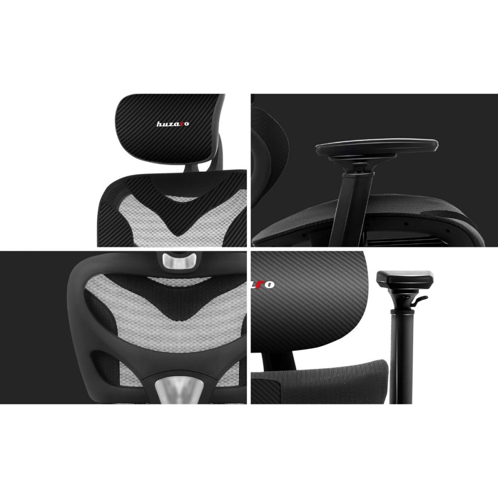 Chaise de jeu Huzaro Combat 8.0 Carbon Noir