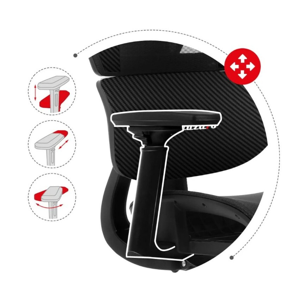 Gaming-Stuhl Huzaro Combat 8.0 Carbon Schwarz