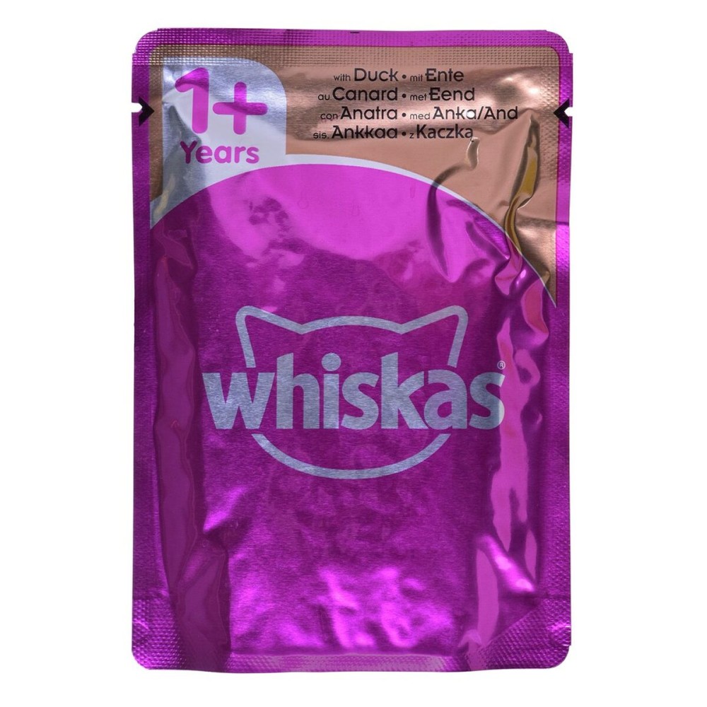 Katzenfutter Whiskas Pure Delight Huhn Truthahn Ente Vögel 40 x 85 g