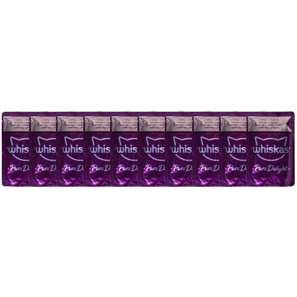 Katzenfutter Whiskas Pure Delight Huhn Truthahn Ente Vögel 40 x 85 g