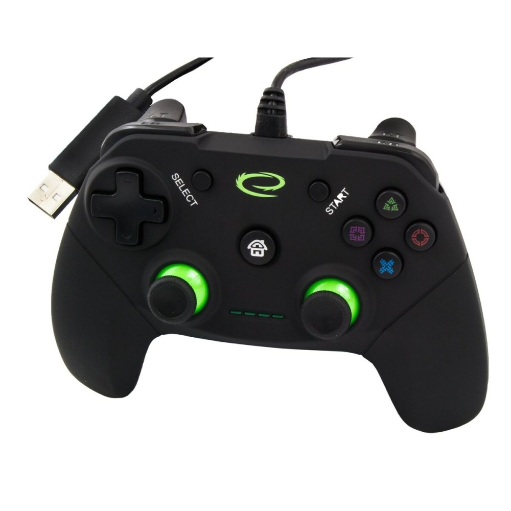 Contrôle des jeux Esperanza Vanquisher GX550 USB 2.0 Noir PC PlayStation 3