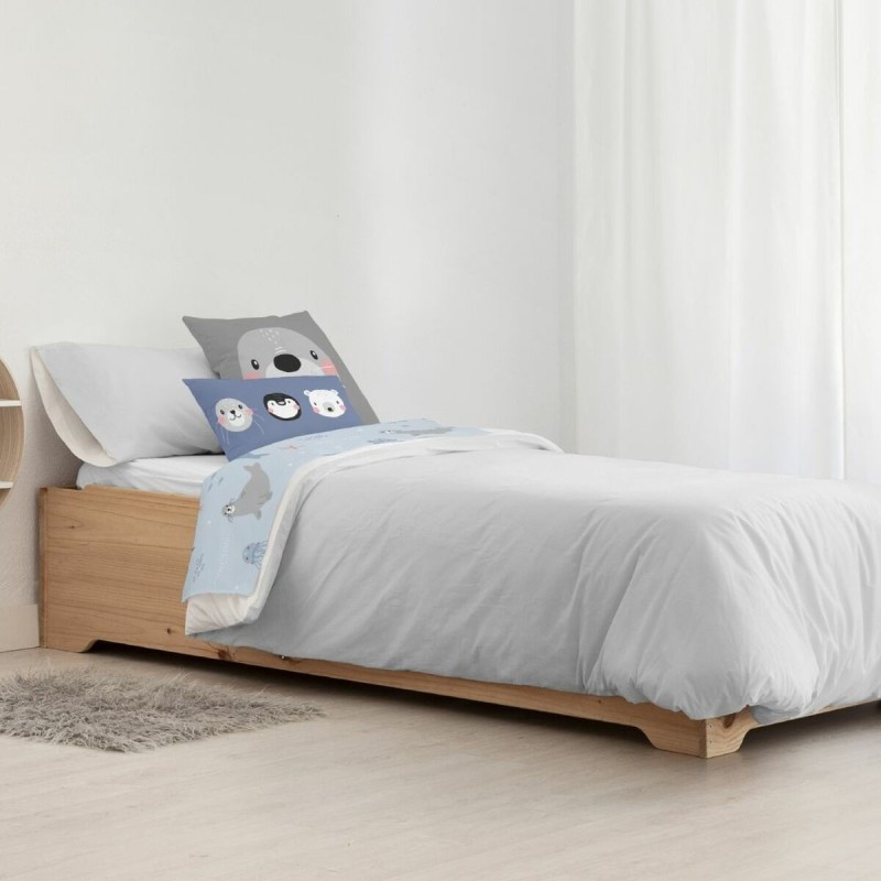 Housse de Couette Kids&Cotton Kanu Gris 180 x 220 cm