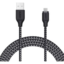 USB Cable to micro USB Aukey CB-AM2 White Black 2 m