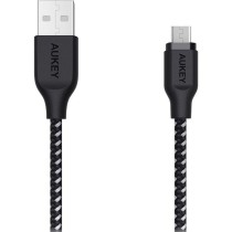 USB Cable to micro USB Aukey CB-AM2 White Black 2 m