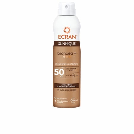 Brume Solaire Protectrice Ecran Sunnique Broncea+ Spf 50 250 ml Lait solaire