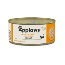 Katzenfutter Applaws Chicken breast and cheese in broth Huhn Käse 156 g