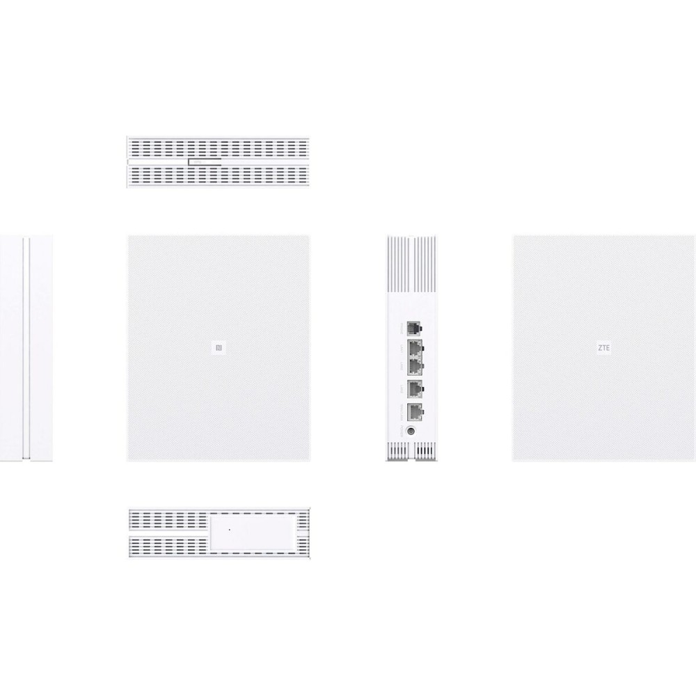 Router ZTE T5400 Blanc RJ45 Wi-Fi 5 GHz Wi-Fi 6 GHz Wi-Fi 4