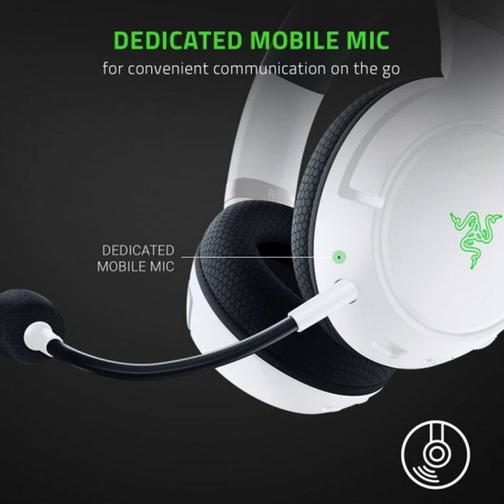 Kopfhörer mit Mikrofon Razer RZ04-03470300-R3M1 Weiß Bunt
