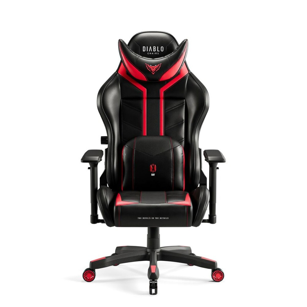 Chaise de jeu Diablo Chairs Diablo X-Ray 2.0 Noir Rouge