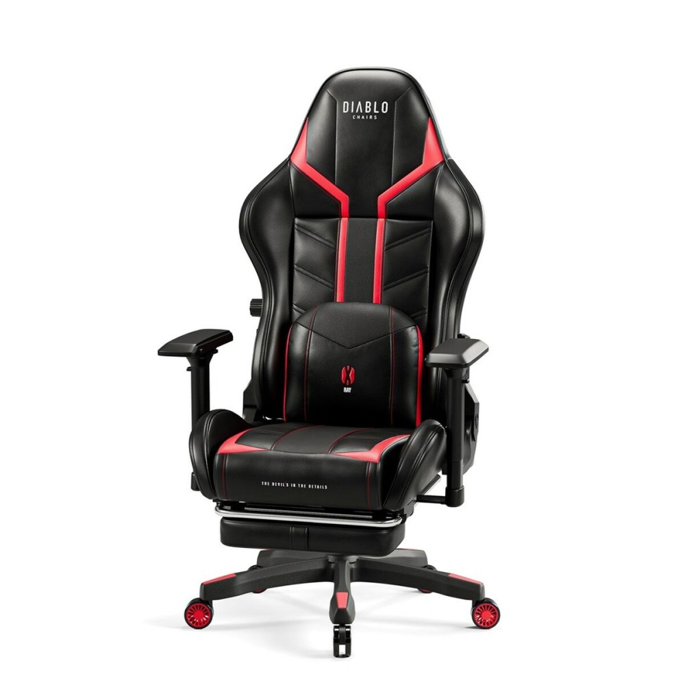 Chaise de jeu Diablo Chairs Diablo X-Ray 2.0 Noir Rouge