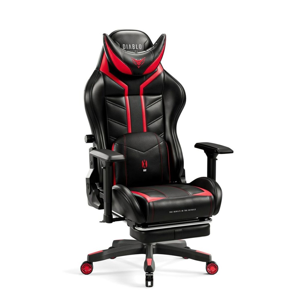 Chaise de jeu Diablo Chairs Diablo X-Ray 2.0 Noir Rouge