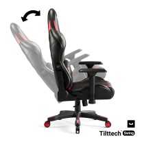 Chaise de jeu Diablo Chairs Diablo X-Ray 2.0 Noir Rouge