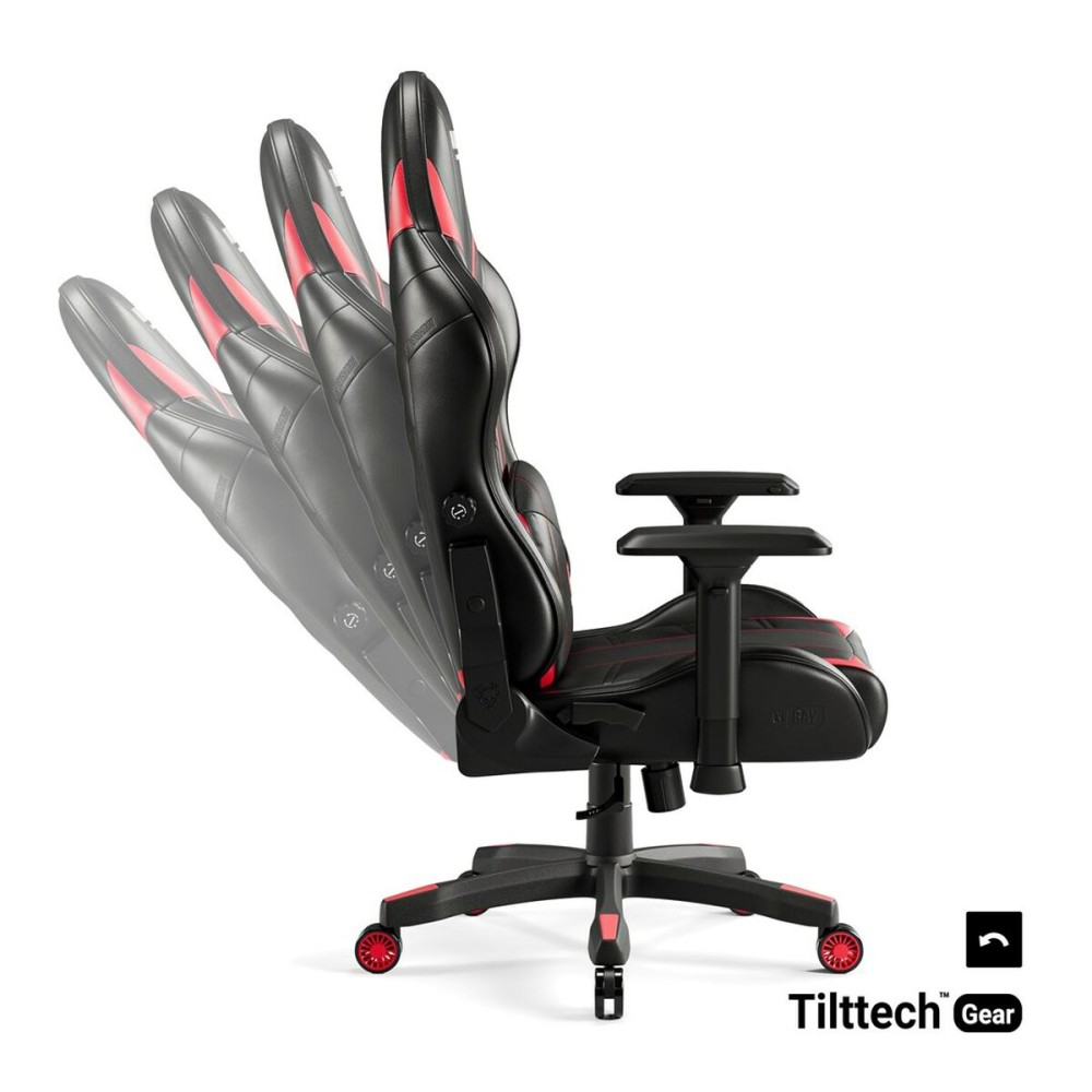 Chaise de jeu Diablo Chairs Diablo X-Ray 2.0 Noir Rouge