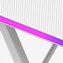 Schreibtisch Gaming Huzaro HZ-Hero 2.5 White RGB Weiß 120 x 75 x 60 cm