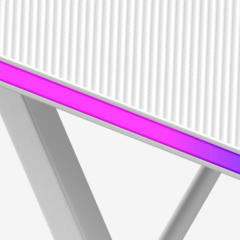 Bureau Gaming Huzaro HZ-Hero 2.5 White RGB Blanc 120 x 75 x 60 cm