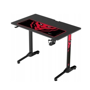 Schreibtisch Gaming Diablo Chairs 1469 Weiß Schwarz Rot 100 x 75 x 60 cm