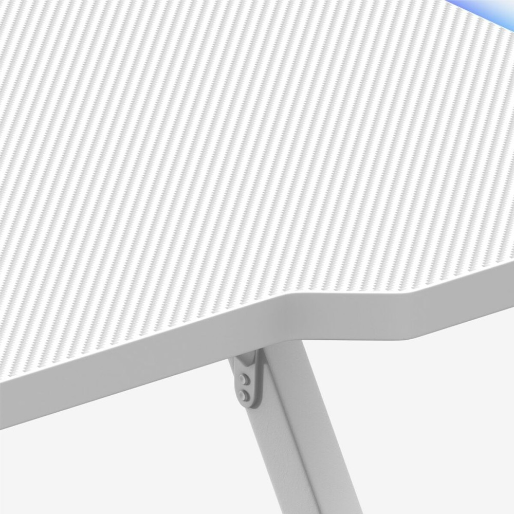Schreibtisch Gaming Huzaro HZ-Hero 2.5 White RGB Weiß 120 x 75 x 60 cm