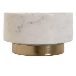 Mortar and pestle Home ESPRIT Brass Marble 12,5 x 12,5 x 7,5 cm