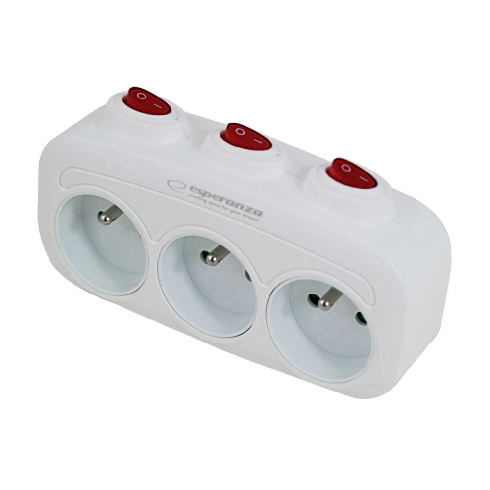 Steckdosenleiste Esperanza ELK307W 3 Stecker