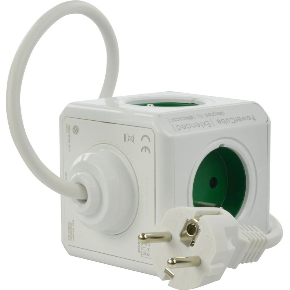 Plug adapter Allocacoc 2300GN/FREXPC 16 A 5 Plugs
