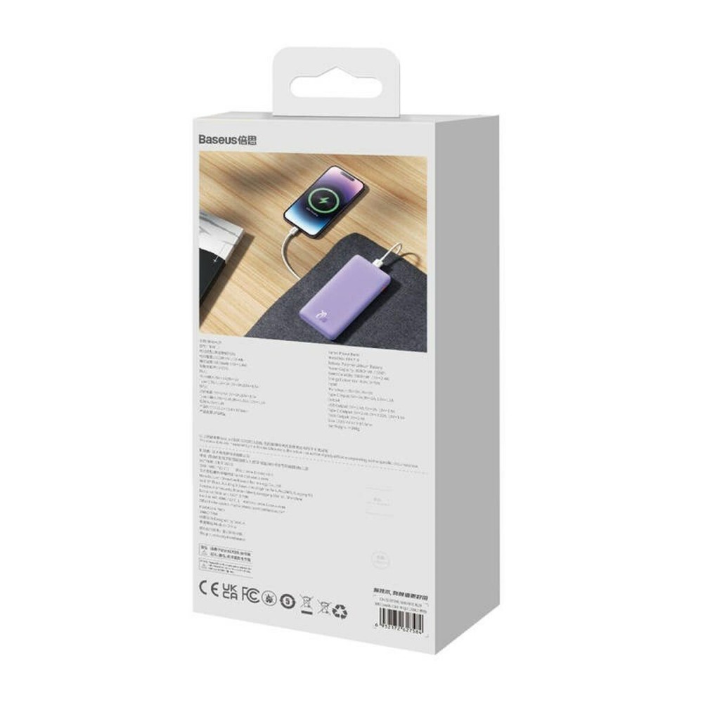 Powerbank Baseus P10022801513-00 Purpur 10000 mAh