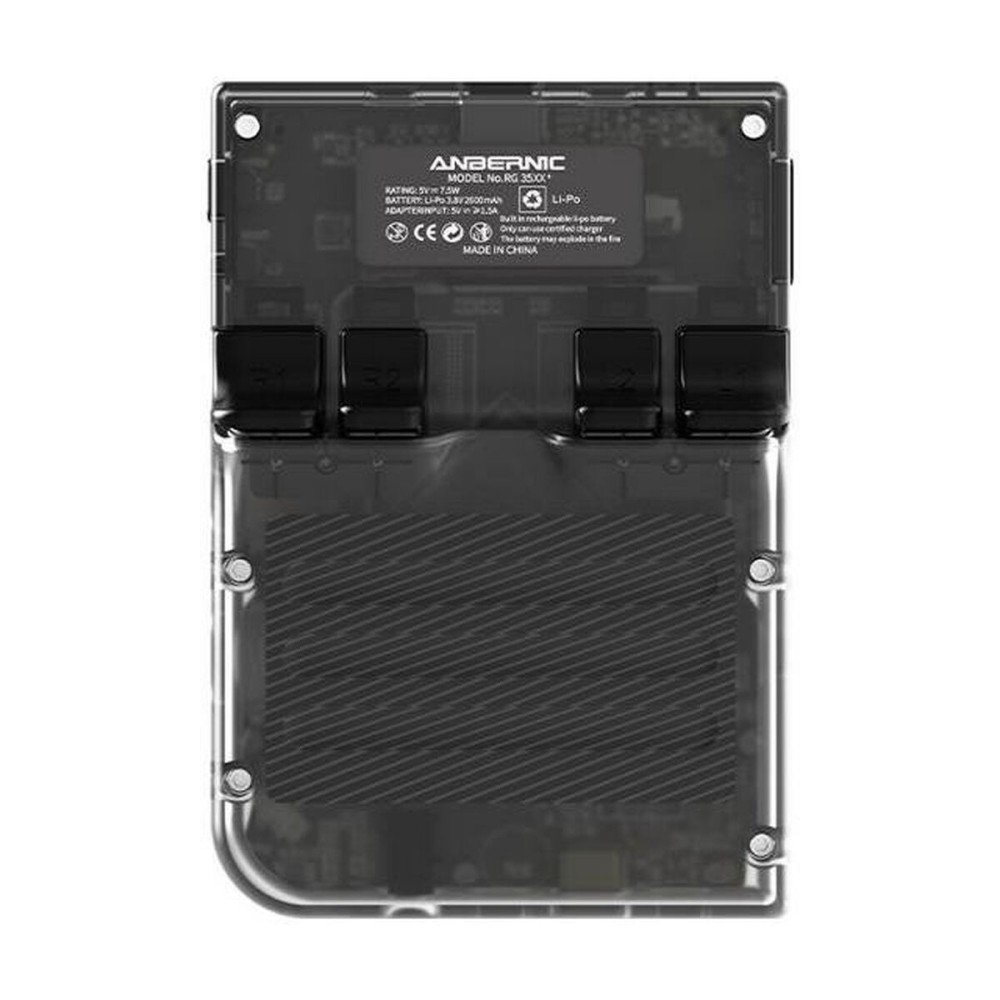 Nintendo Switch Anbernic RG35XX Schwarz Durchsichtig